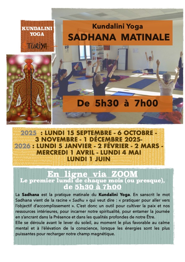Sadhana Yoga Bordeaux, Kundalini Yoga Bordeaux